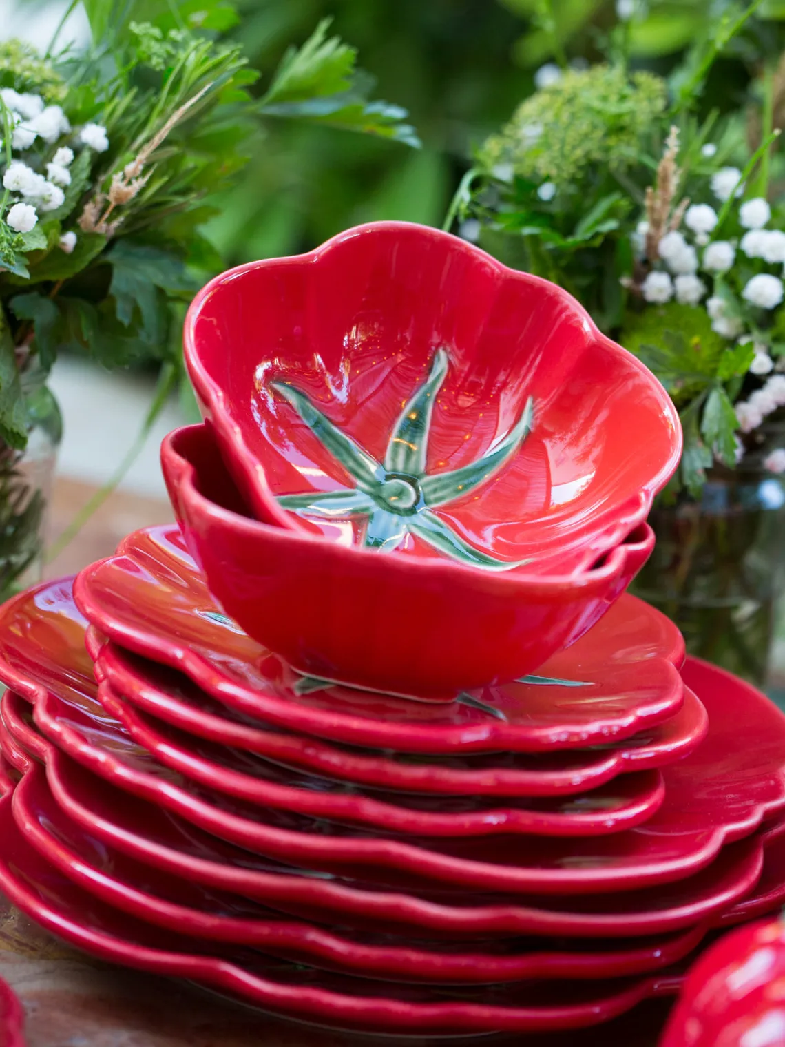 Platos De Postre|Vajillas Completas>BORDALLO PINHEIRO Plato Tomato, 4 uds.