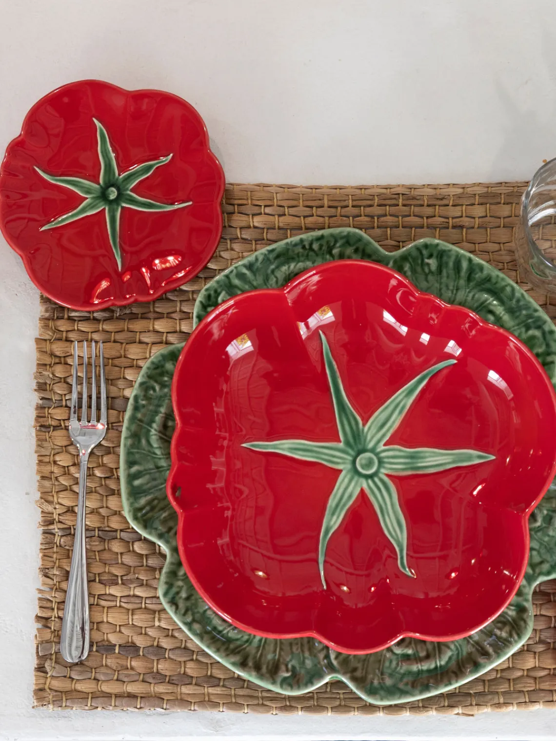 Platos De Postre|Vajillas Completas>BORDALLO PINHEIRO Plato Tomato, 4 uds.