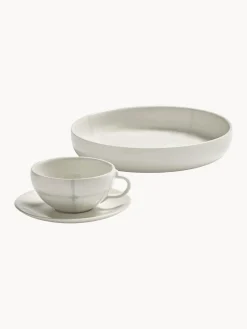 Tazas Y Mugs|Vajillas Completas></noscript>SERAX Platos de porcelana con esmalte reactivo Zuma, 2 uds. Blanco brillante