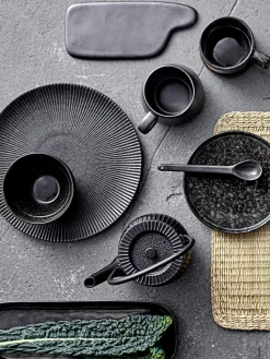 Clearance Platos de postre con relieves Neri, 2 uds. Platos De Postre|Vajillas Completas