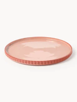 Platos De Postre|Vajillas Completas>Westwing Collection Platos de postre Napari, 4 uds. Rojo, coral