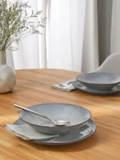 Discount Platos hondos artesanales , 4 uds. Platos Hondos|Vajillas Completas