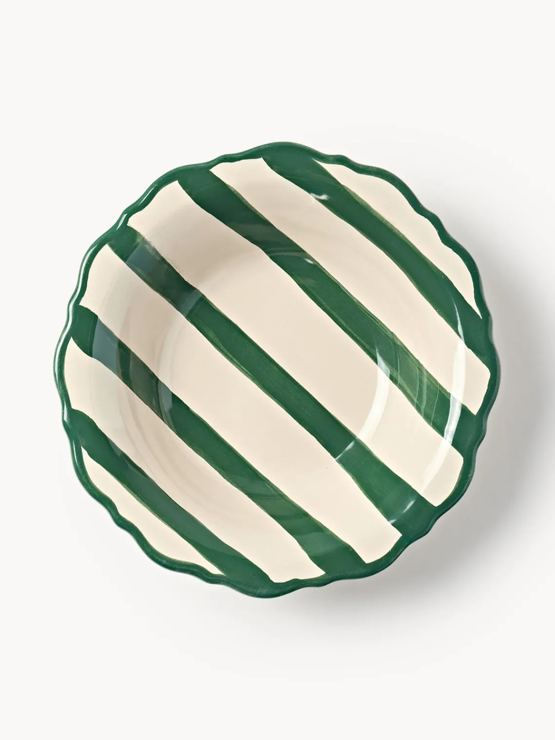 Clearance Platos hondos artesanales Donald, 4 uds. Boles Y Tazones|Vajillas Completas