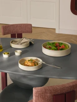 Outlet Platos hondos artesanales Lowri, 4 uds. Platos Llanos|Vajillas Completas