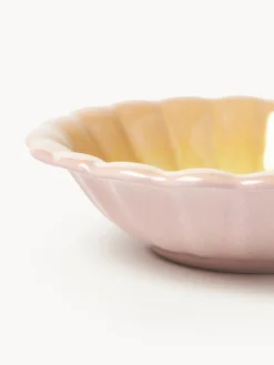 Sale Platos hondos artesanales Marguerite, 4 uds. Platos Hondos|Vajillas Completas