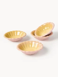 Sale Platos hondos artesanales Marguerite, 4 uds. Platos Hondos|Vajillas Completas