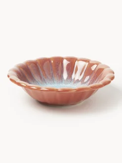 Sale Platos hondos artesanales Marguerite, 4 uds. Platos Hondos|Vajillas Completas