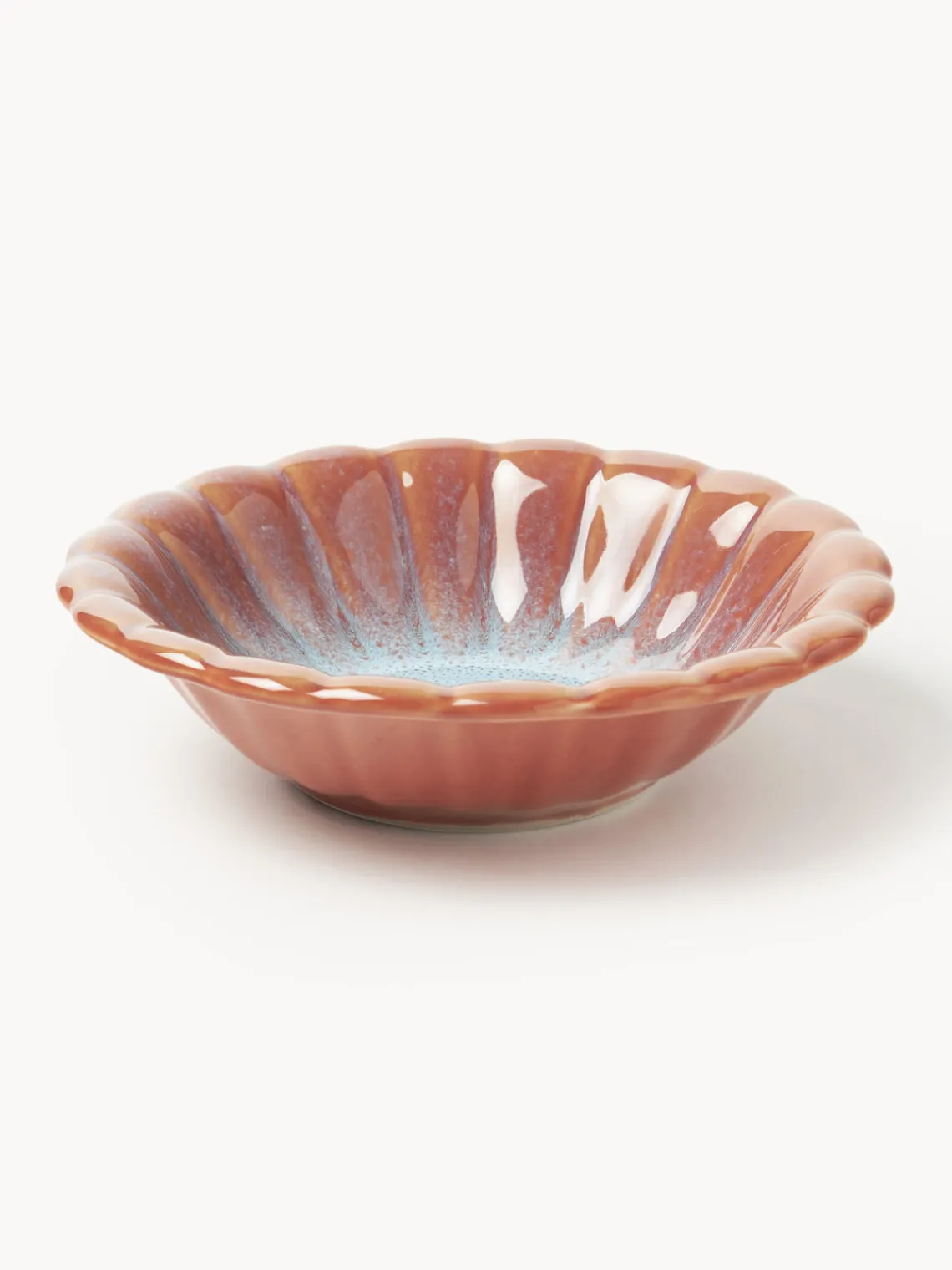 Sale Platos hondos artesanales Marguerite, 4 uds. Platos Hondos|Vajillas Completas