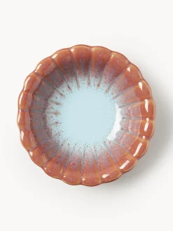 Sale Platos hondos artesanales Marguerite, 4 uds. Platos Hondos|Vajillas Completas