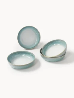 Sale Platos hondos con esmalte reactivo Havana, 4 uds. Platos Hondos|Vajillas Completas