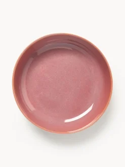 New Platos hondos con esmalte reactivo Havana, 4 uds. Platos Hondos|Vajillas Completas