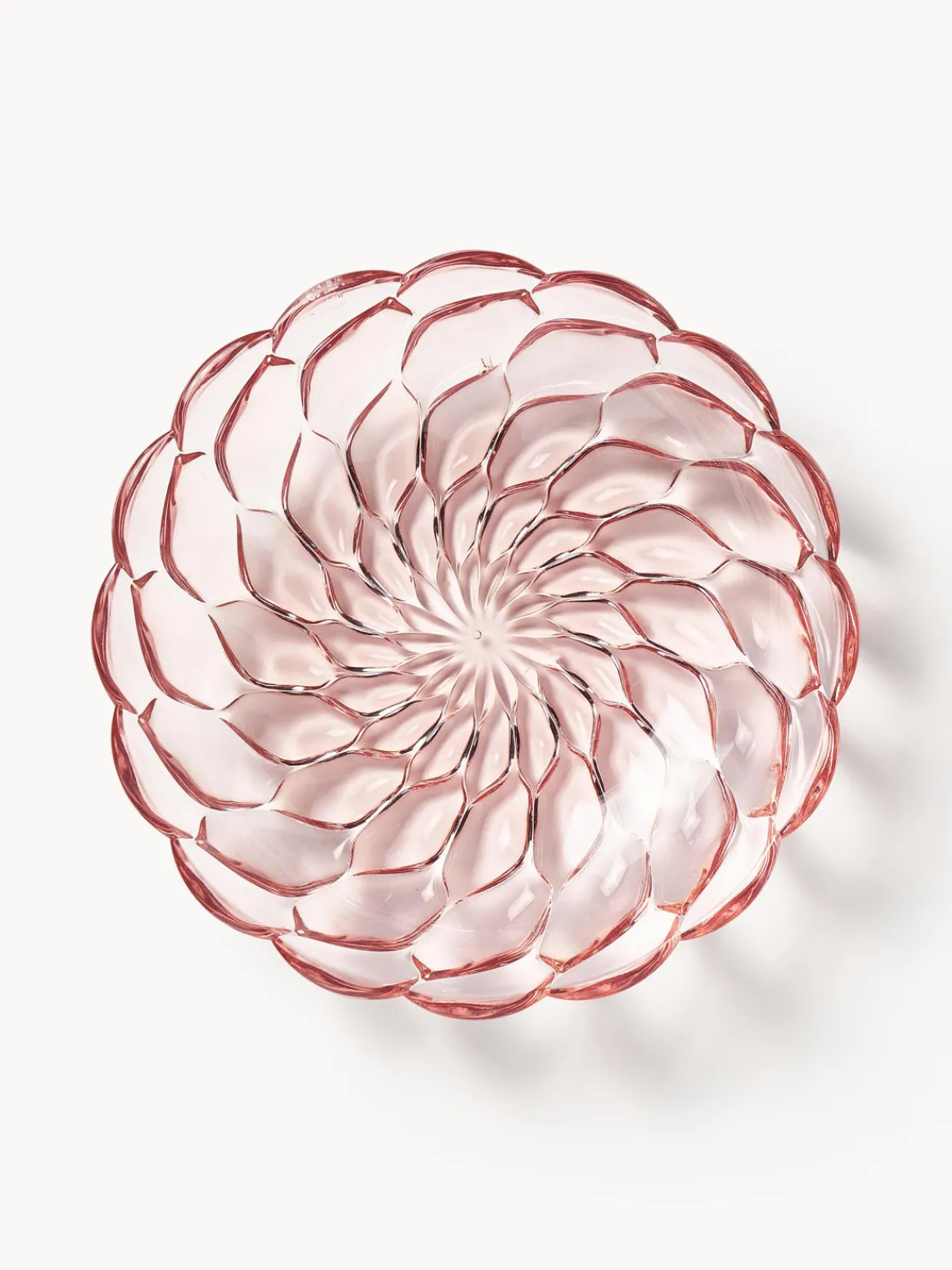 Platos Hondos|Vajillas Completas>Kartell Platos hondos con relieve Jellies, 4 uds. Rosa claro