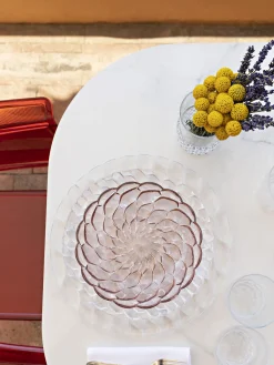 Platos Hondos|Vajillas Completas>Kartell Platos hondos con relieve Jellies, 4 uds. Rosa claro