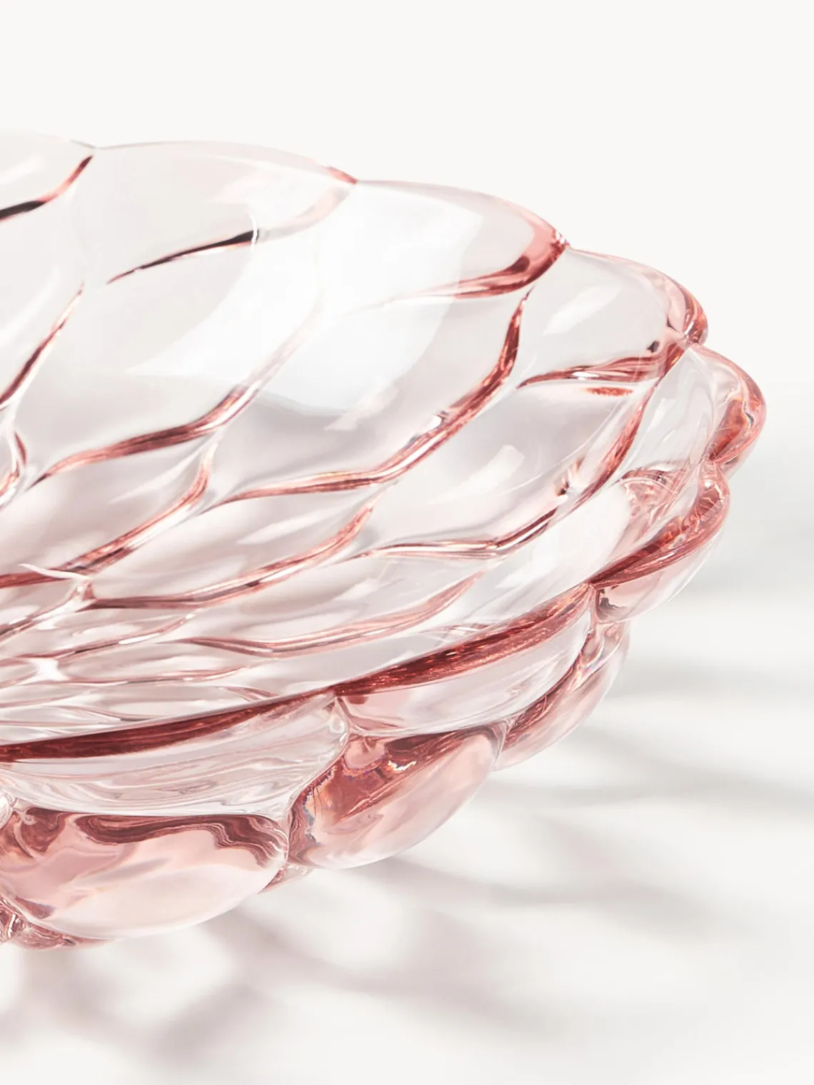 Platos Hondos|Vajillas Completas>Kartell Platos hondos con relieve Jellies, 4 uds. Rosa claro