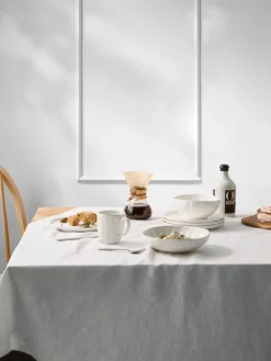 Sale Platos hondos de porcelana con relieves Sali, 2 uds. Platos Hondos|Menaje De Mesa