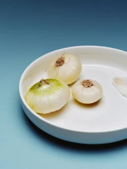 Platos Hondos|Vajillas Completas></noscript>Westwing Collection Platos hondos de porcelana Nessa, 4 uds. Blanco Off White brillante