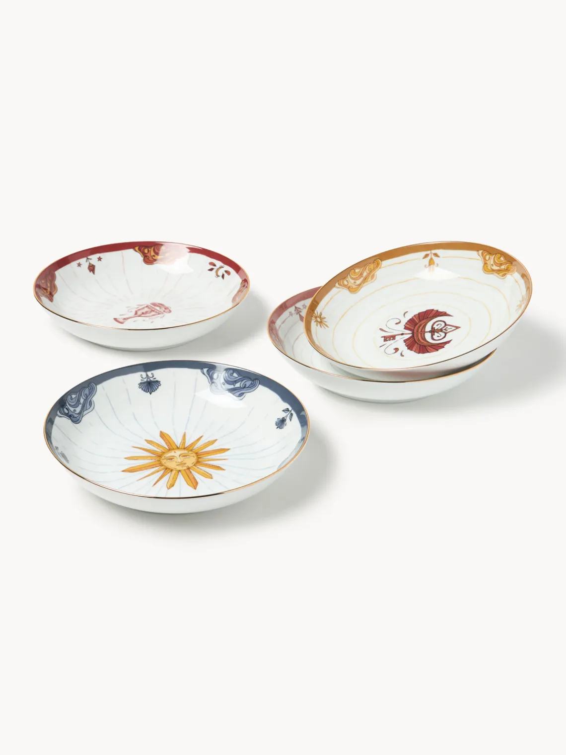 Platos Hondos|Vajillas Completas>Westwing Collection Platos hondos Mystic, 4 uds.