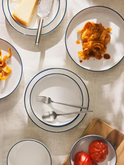 Outlet Platos hondos pequeños de porcelana Facile, 2 uds. Platos Hondos|Vajillas Completas