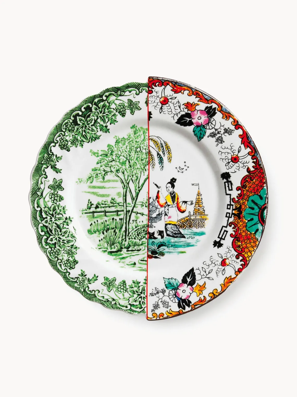 Platos llanos artesanales Hybrid, 2 uds. Platos Llanos|Vajillas Completas