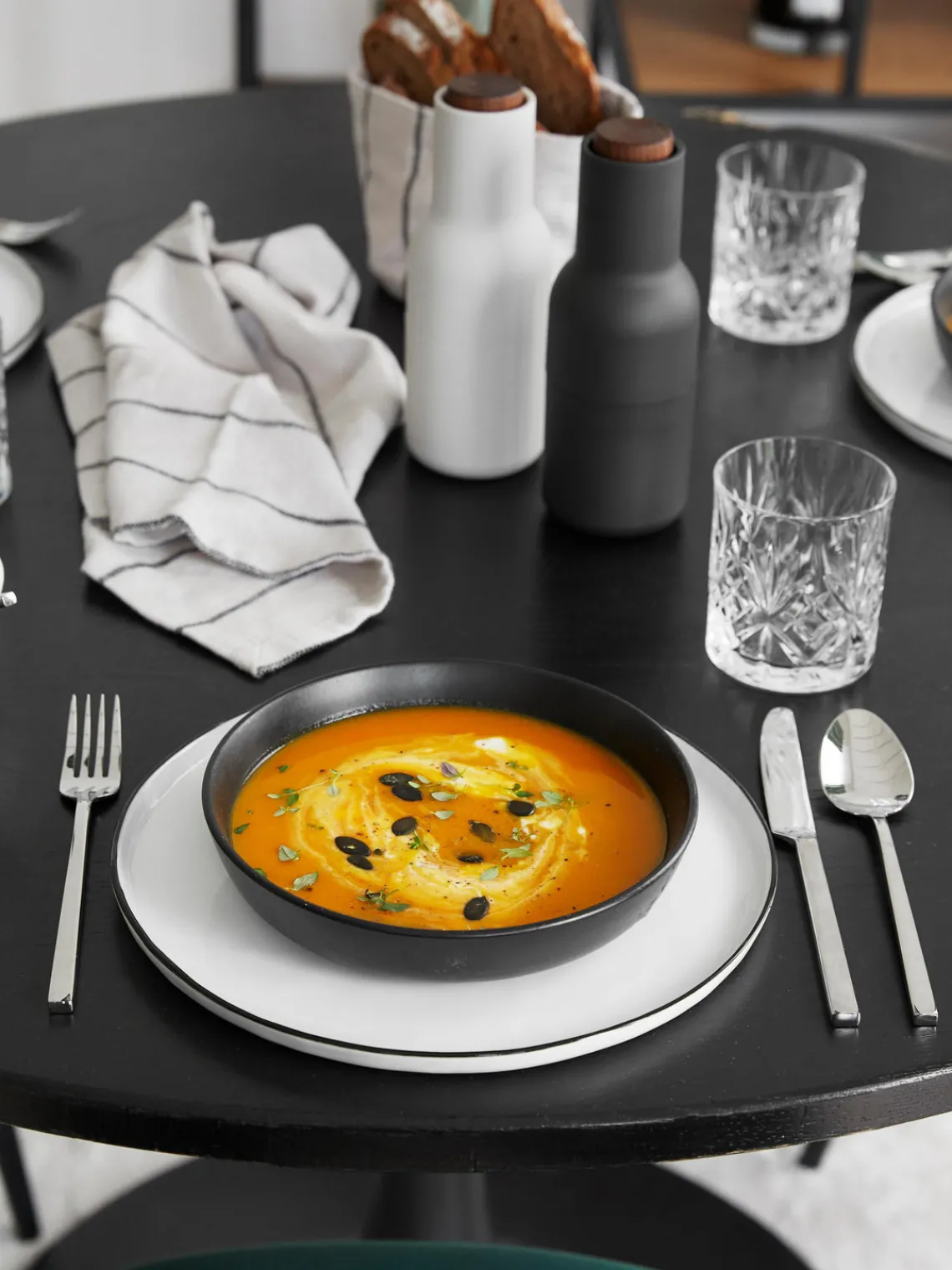 Platos llanos artesanales de porcelana Salt, 4 uds. Vajillas Completas|Menaje De Mesa