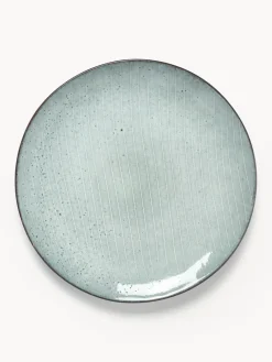 Sale Platos llanos artesanales , 4 uds. Platos Llanos|Vajillas Completas