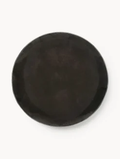 Platos Llanos|Vajillas Completas>Broste Copenhagen Platos llanos artesanales , 4 uds. Nordic Coal