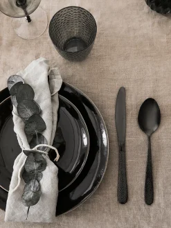 Platos Llanos|Vajillas Completas>Broste Copenhagen Platos llanos artesanales , 4 uds. Nordic Coal