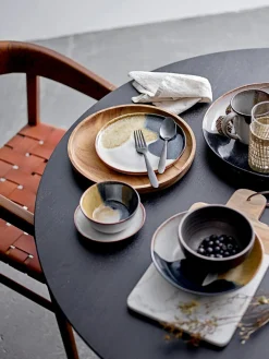 Platos De Postre|Vajillas Completas>Bloomingville Platos llanos artesanales Jules, 2 uds.