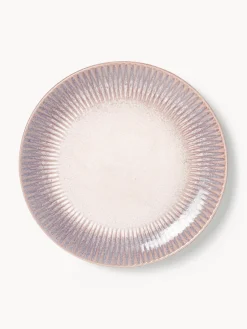 Hot Platos llanos artesanales con esmalte reactivo Vinci, 4 uds. Platos Llanos|Vajillas Completas