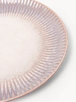 Hot Platos llanos artesanales con esmalte reactivo Vinci, 4 uds. Platos Llanos|Vajillas Completas