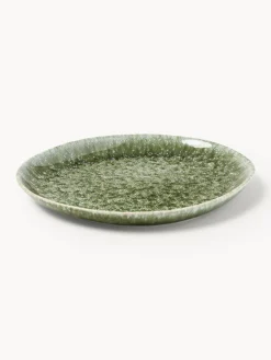 Online Platos llanos artesanales con forma orgánica Macey, 4 uds. Platos De Postre|Vajillas Completas