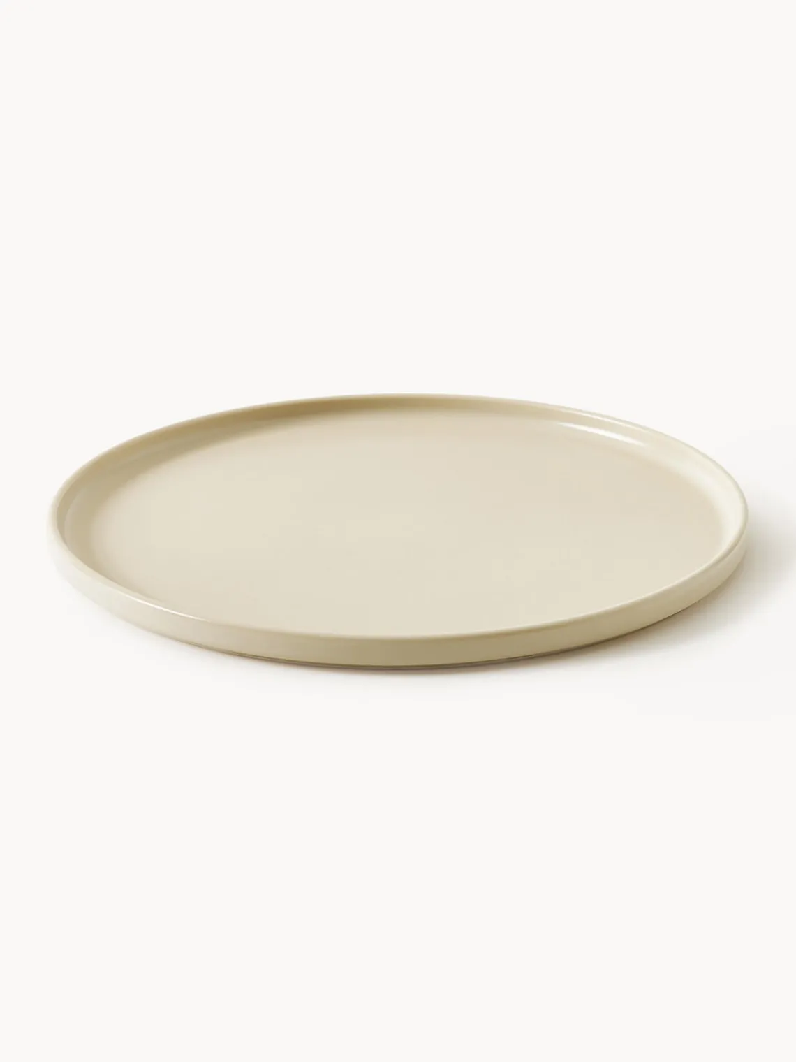 Platos Llanos|Vajillas Completas>Westwing Collection Platos llanos artesanales Lowri, 4 uds.