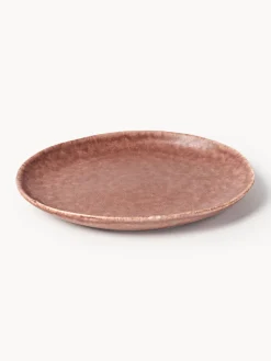 Platos llanos artesanales de forma orgánica Macey, 4 uds. Platos De Postre|Vajillas Completas