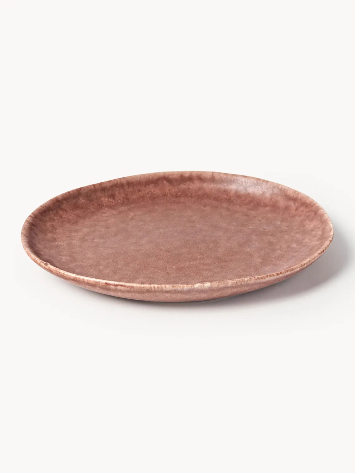 Platos llanos artesanales de forma orgánica Macey, 4 uds. Platos De Postre|Vajillas Completas