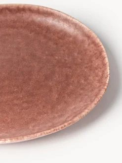 Platos llanos artesanales de forma orgánica Macey, 4 uds. Platos De Postre|Vajillas Completas