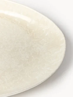 New Platos llanos artesanales de forma orgánica Macey, 4 uds. Platos Llanos|Vajillas Completas