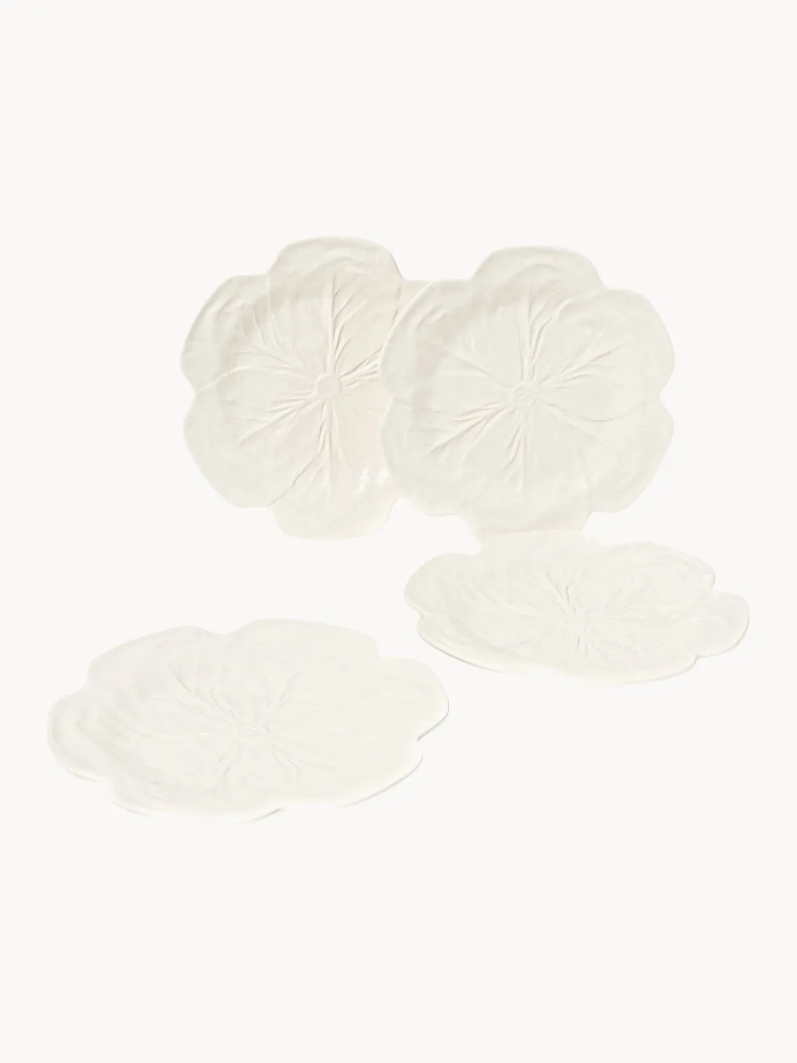 Hot Platos llanos Cabbage, 4 uds. Platos Llanos|Vajillas Completas