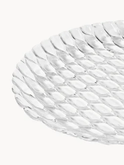 Platos Llanos|Vajillas Completas></noscript>Kartell Platos llanos con relieves Jellies, 4 uds. Transparente