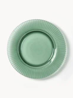 Clearance Platos llanos con relieves Effie, 4 uds. Platos Llanos|Vajillas Completas