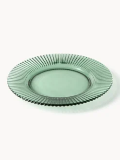 Clearance Platos llanos con relieves Effie, 4 uds. Platos Llanos|Vajillas Completas