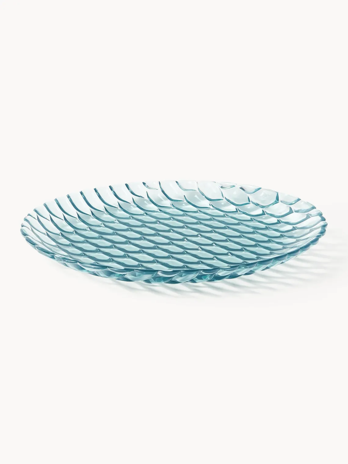 Platos Llanos|Vajillas Completas>Kartell Platos llanos con relieves Jellies, 4 uds. Azul claro