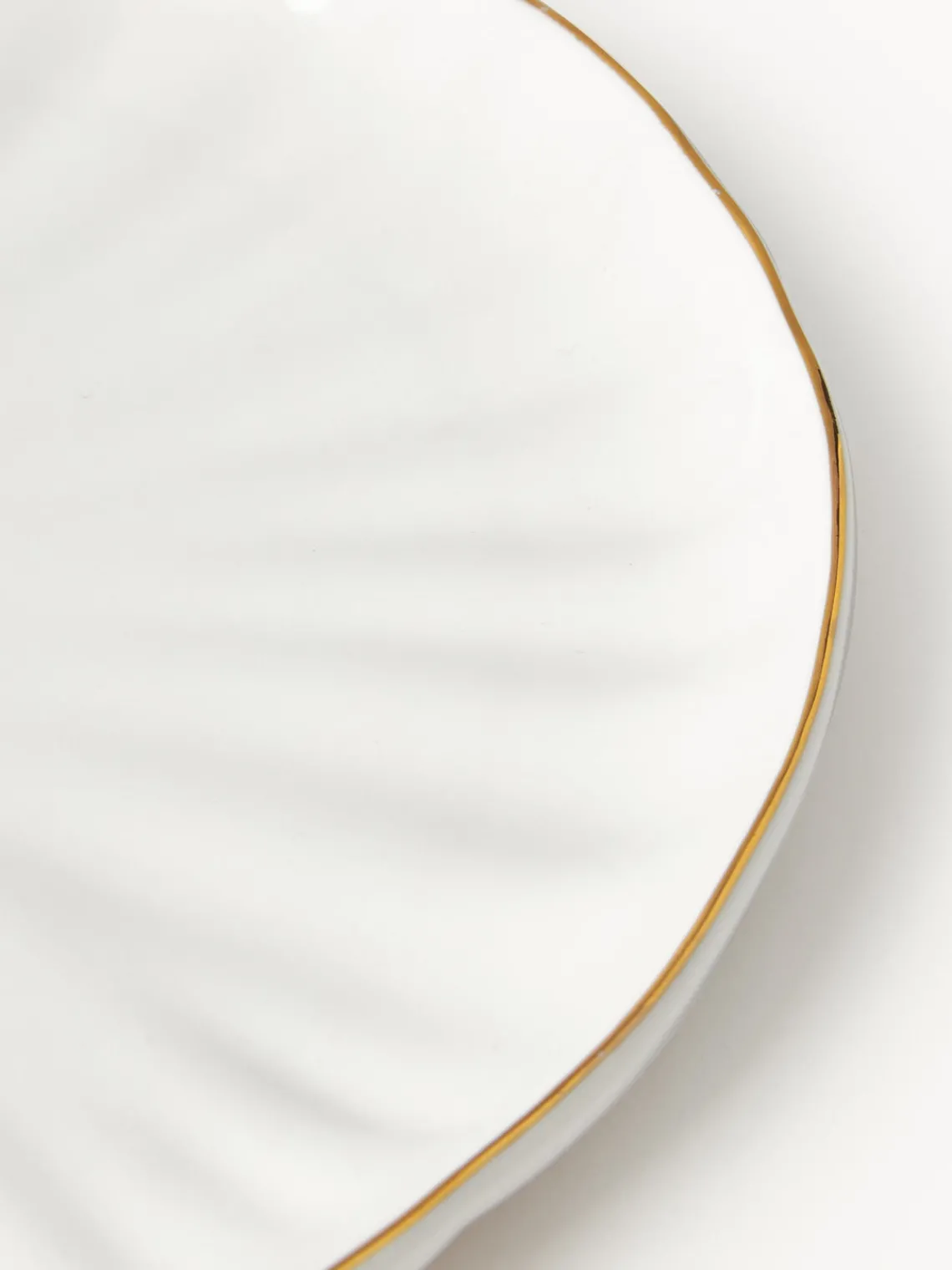 Platos Llanos|Vajillas Completas>Westwing Collection Platos llanos de porcelana con relieves Sali, 2 uds.