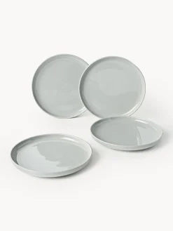 Clearance Platos llanos de porcelana Nessa, 4 uds. Platos Llanos|Vajillas Completas
