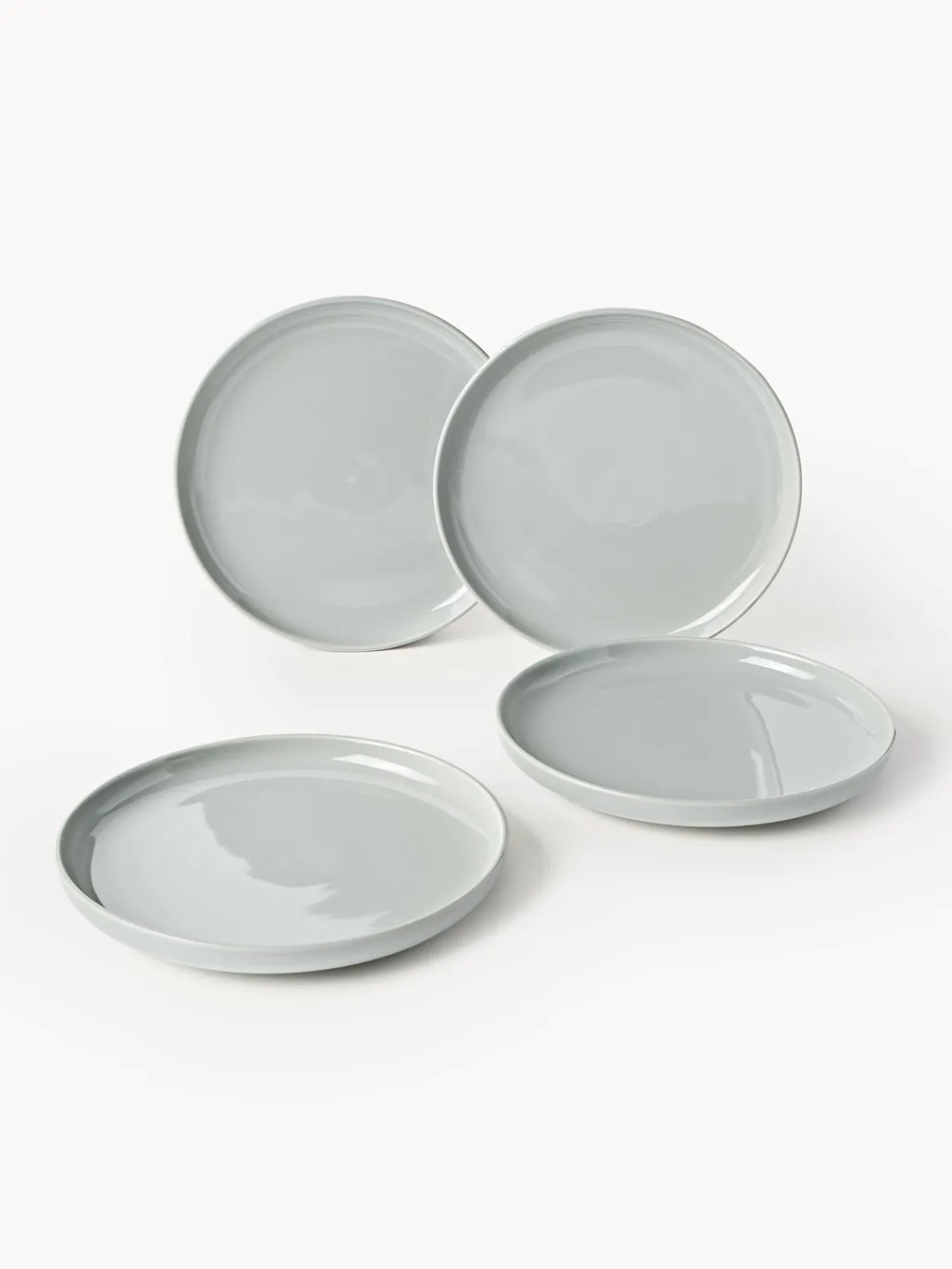 Clearance Platos llanos de porcelana Nessa, 4 uds. Platos Llanos|Vajillas Completas