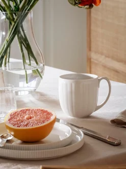 Platos Llanos|Vajillas Completas>GEORG JENSEN Platos llanos de porcelana Bernadotte, 4 uds.