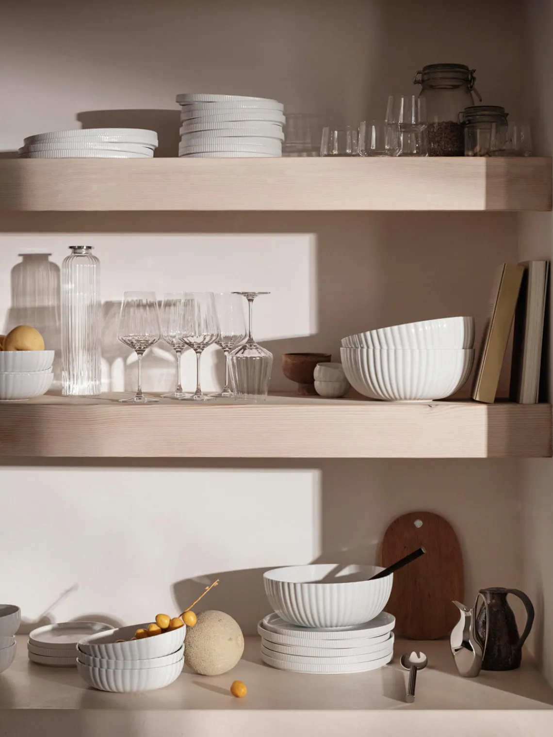 Platos Llanos|Vajillas Completas>GEORG JENSEN Platos llanos de porcelana Bernadotte, 4 uds.