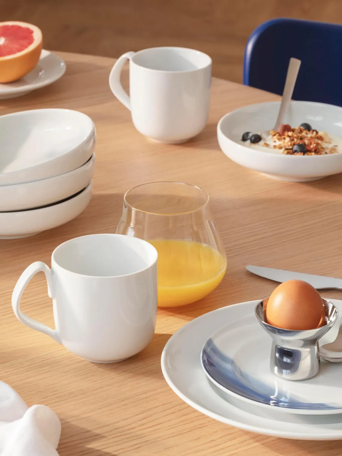 Tazas Y Mugs|Vajillas Completas>GEORG JENSEN Platos llanos de porcelana Koppel, 4 uds.