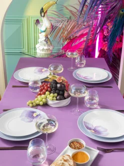 Platos llanos de porcelana artesanales Cosmopolitan, 2 uds. Platos Llanos|Vajillas Completas