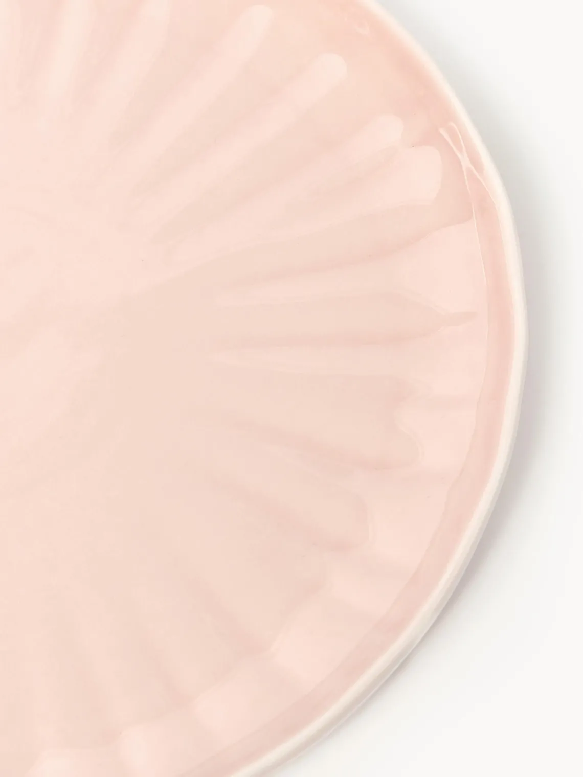 Best Platos llanos de porcelana con relieves Sali, 4 uds. Platos Llanos|Vajillas Completas