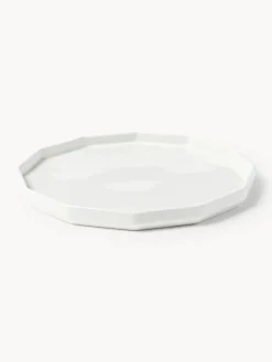 Platos llanos de porcelana Angoli, 4 uds. Platos Llanos|Vajillas Completas